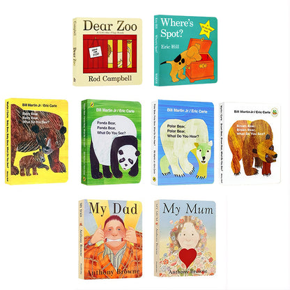 حزمة كتب لوح إنجليزية كلاسيكية هدية تعليم مبكر للرضع