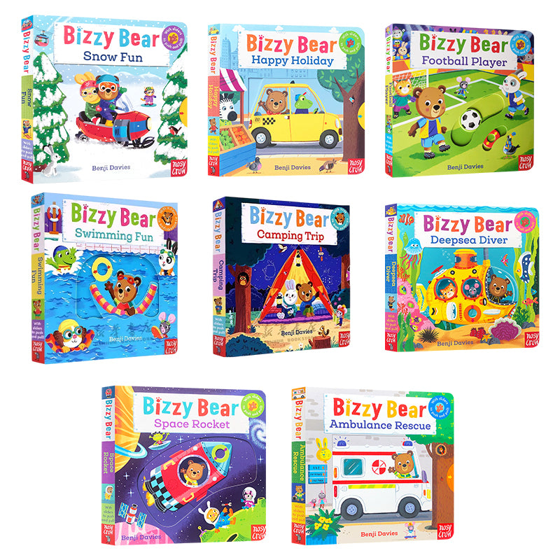 كتب Bizzy Bear التفاعلية للأطفال الصغار