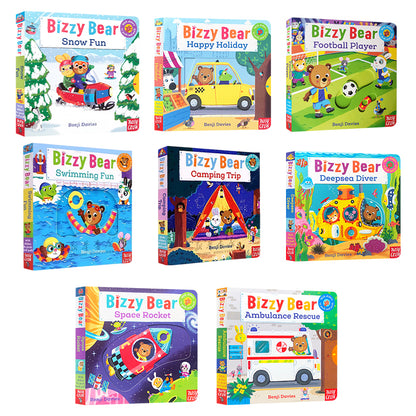 كتب Bizzy Bear التفاعلية للأطفال الصغار