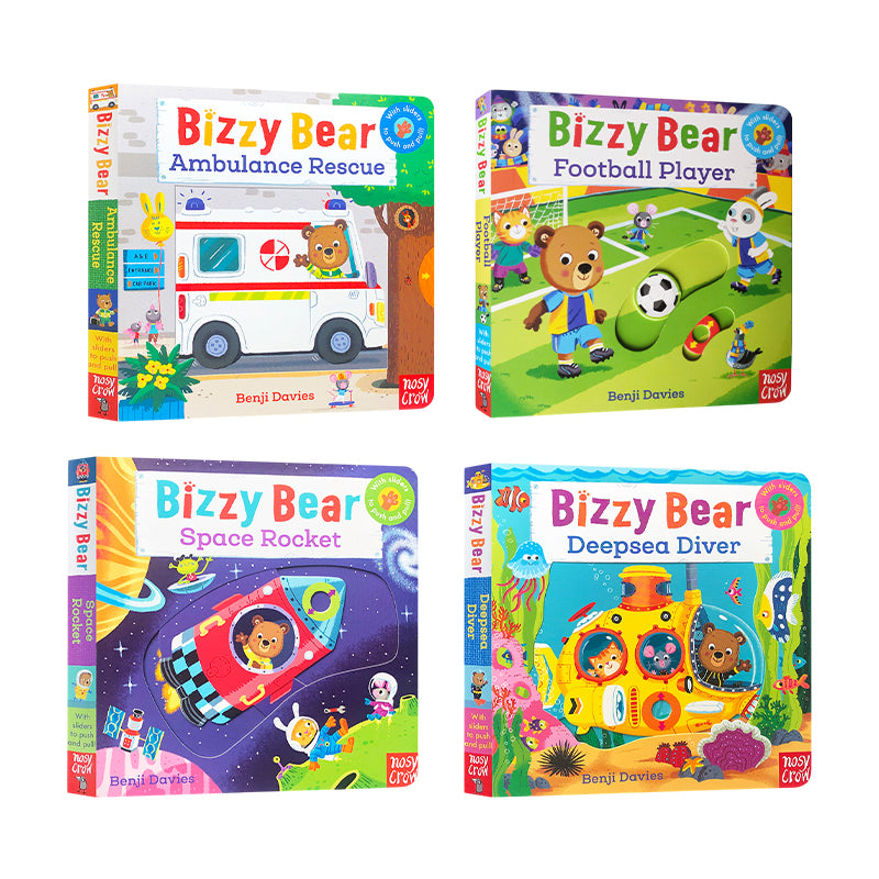 كتب Bizzy Bear التفاعلية للأطفال الصغار