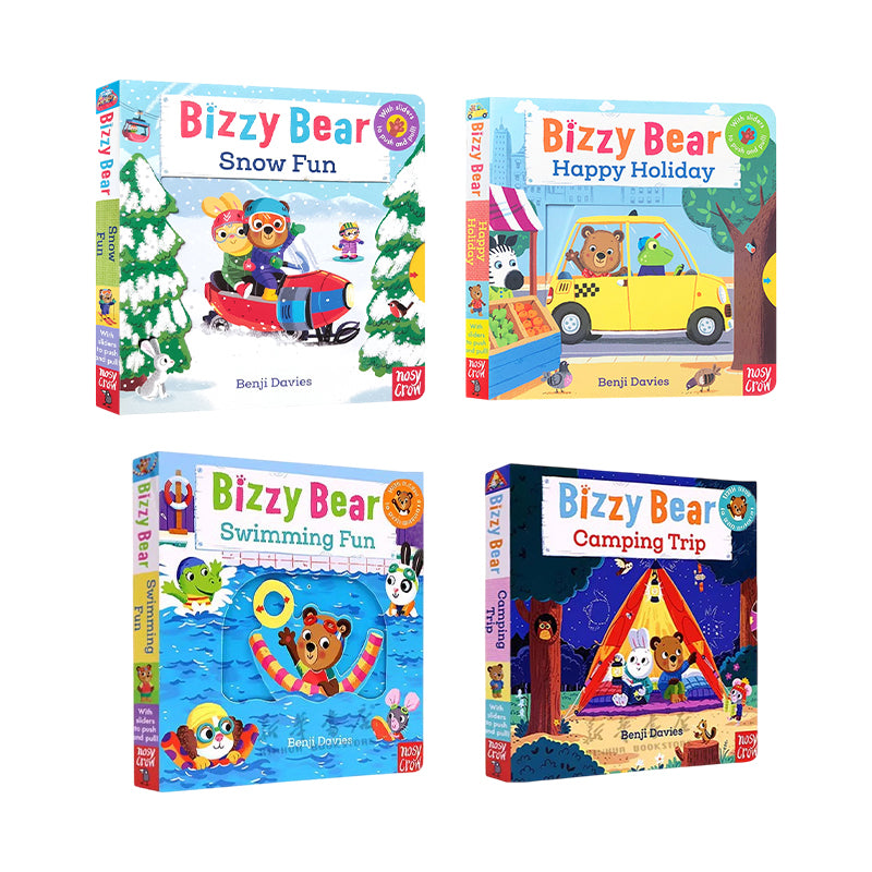كتب Bizzy Bear التفاعلية للأطفال الصغار